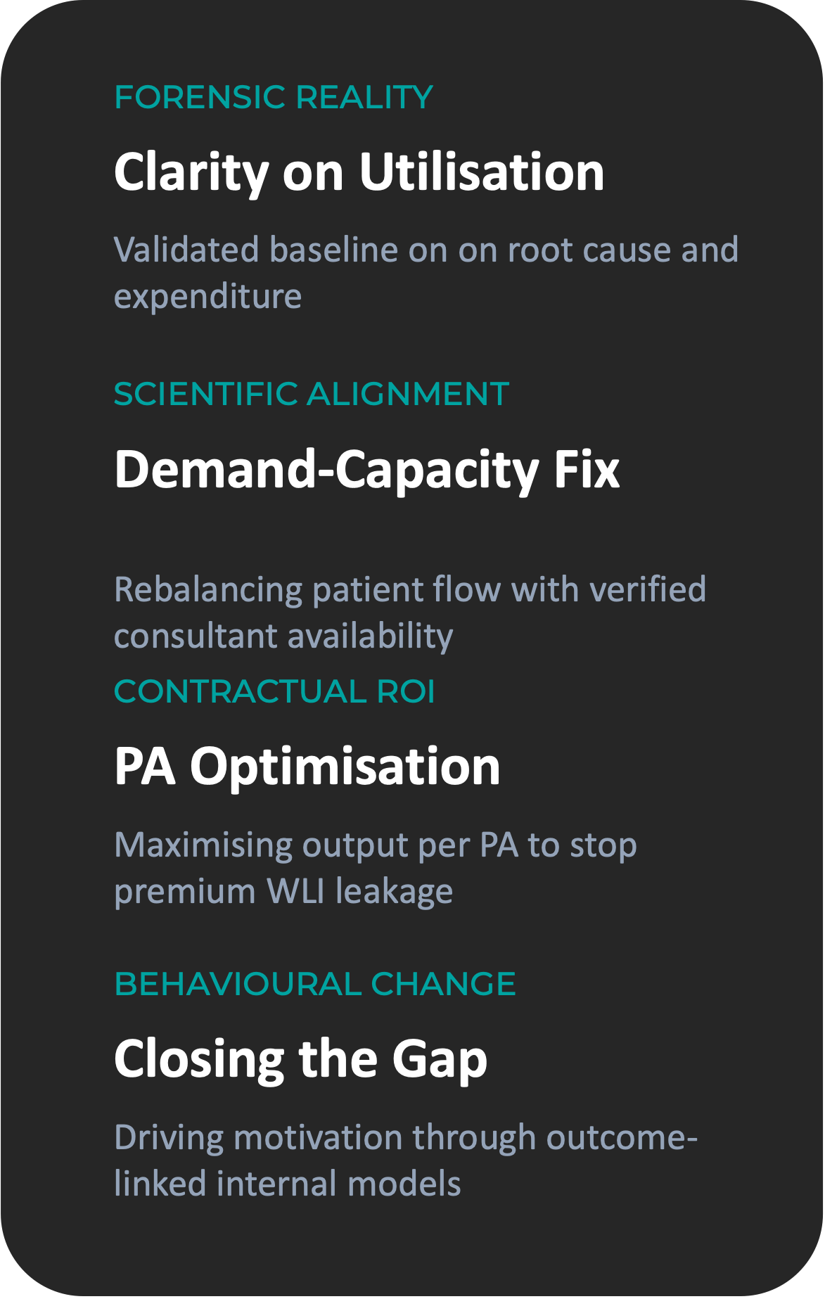 Strasys CWOS Fiscal Impact Recovery for NHS Trusts